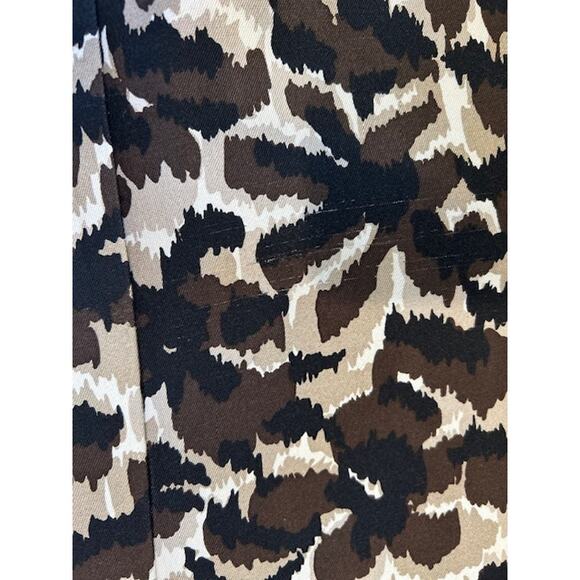 TALBOTS Black Ikat Floral Animal Print Silk Wool Blend Jacket Blazer Women's 16 - Picture 8 of 12